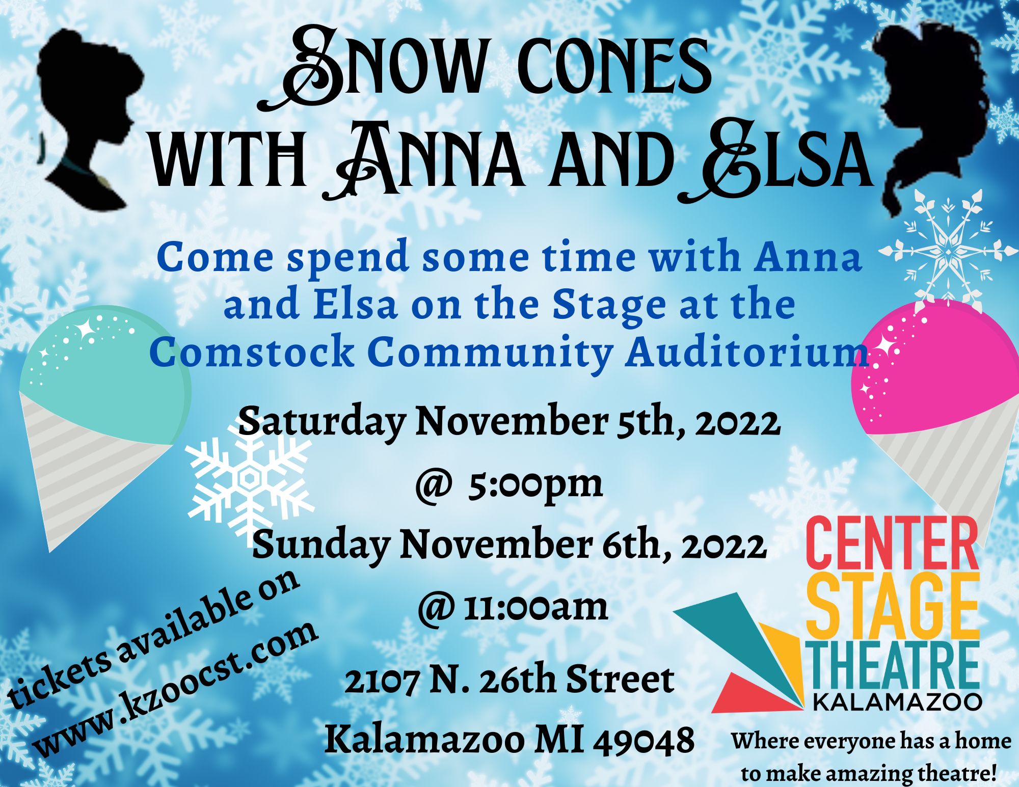 Snow Cones with Anna and Elsa
